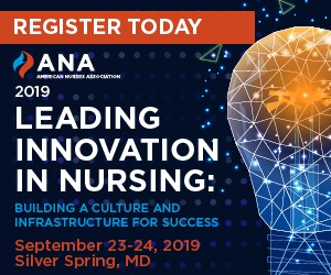 Register Today. ANA 2019 Leading Innovation In Nursing: Building a Culture and Infrastructure for Success. September 23 to 24, 2019. Silver Spring, Maryland.